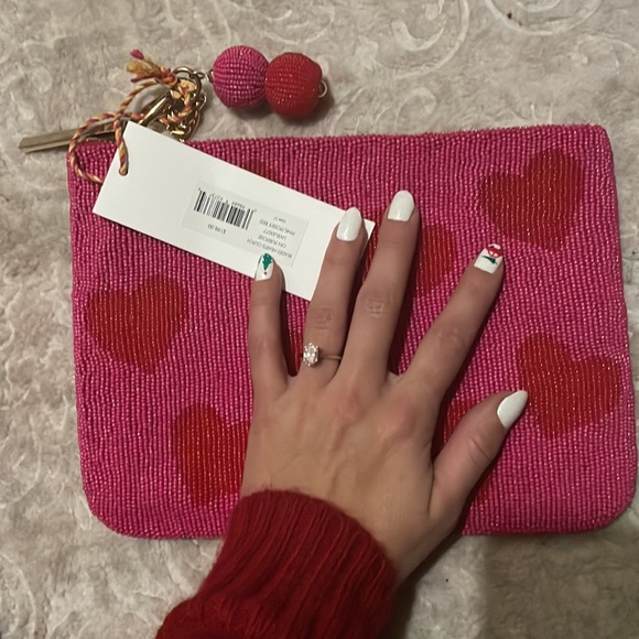 kate spade Handbags - SALE 💕🎉 Kate spade beaded heart clutch